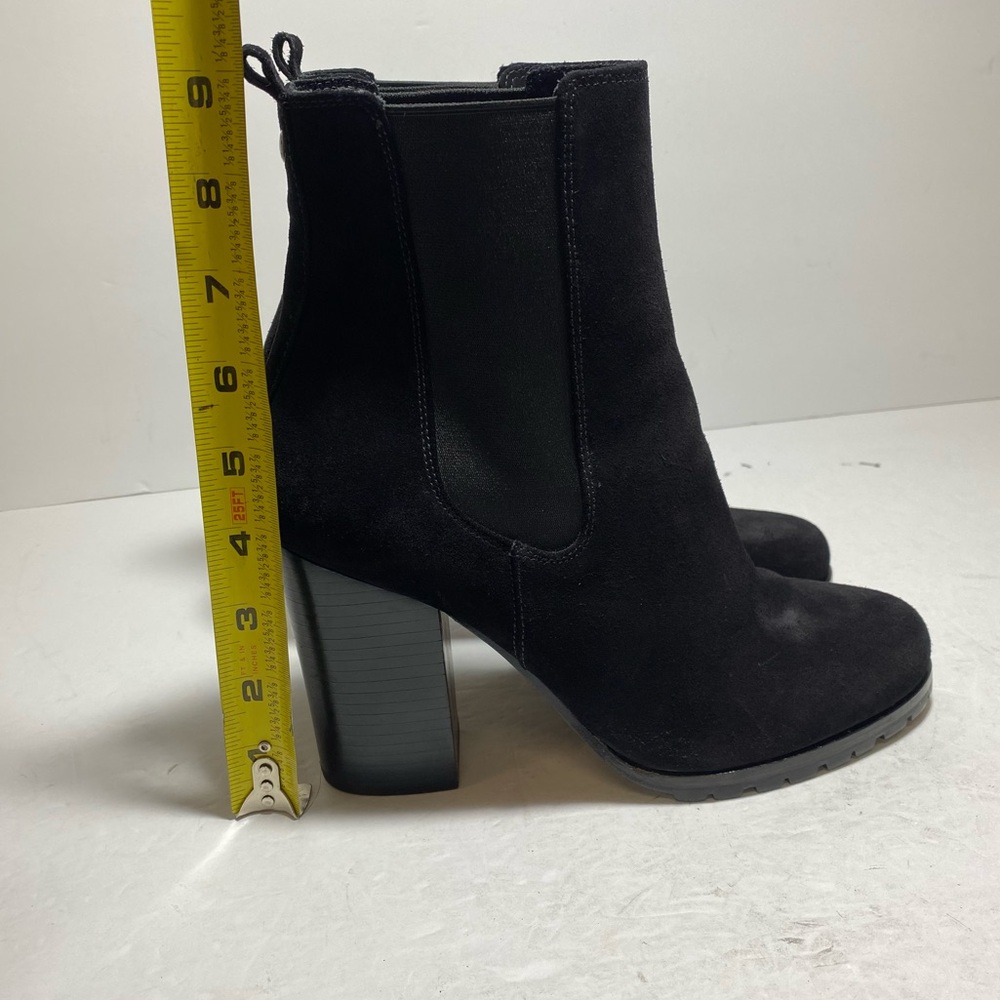 Coach Odelle Black Suede Chelsea Boots Women's Ankle Boots Size 7.5 - Picture 11 of 16